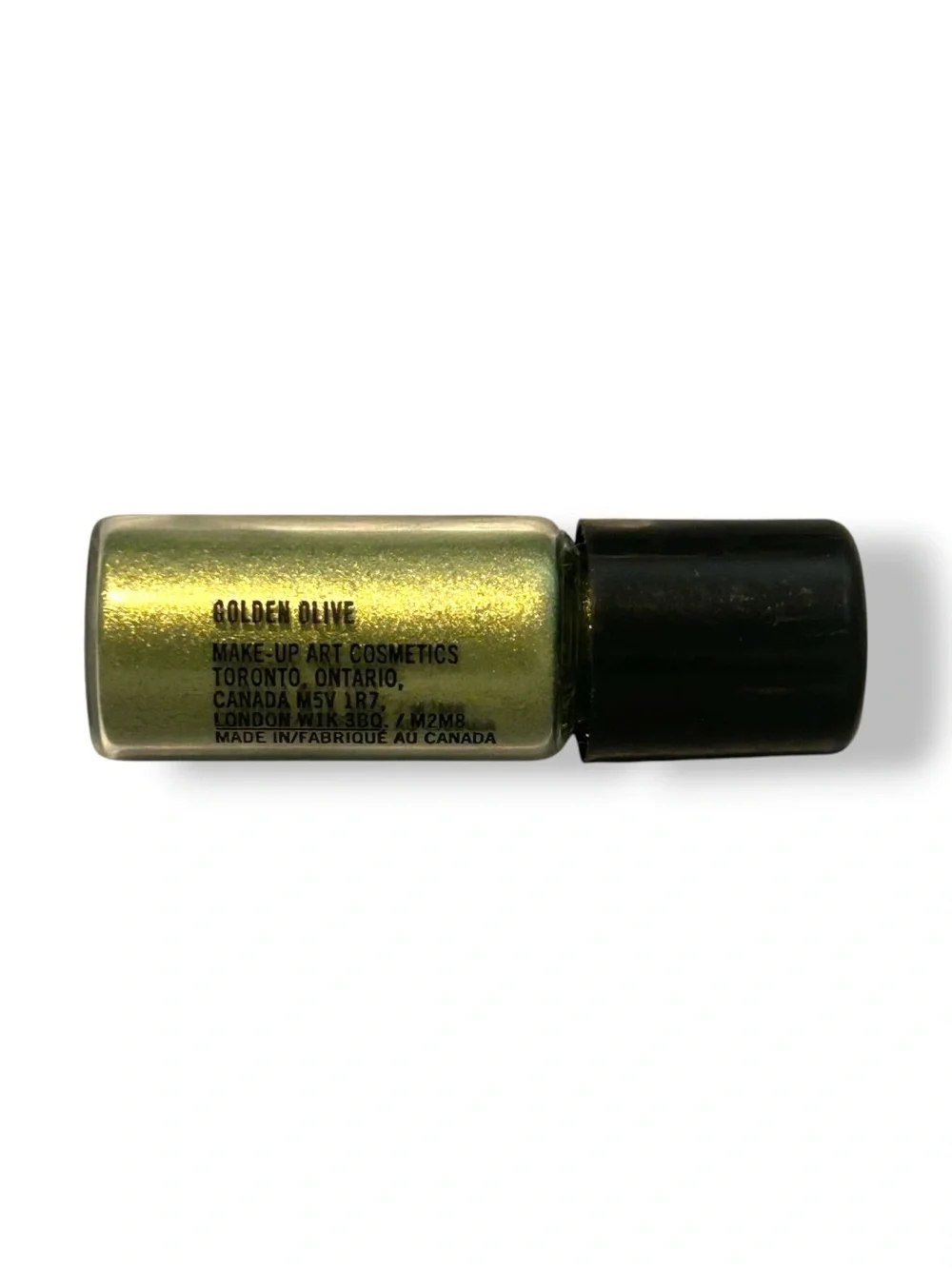 MAC cosmetics GOLDEN OLIVE pigment travel size MINI discontinued shimmer loose